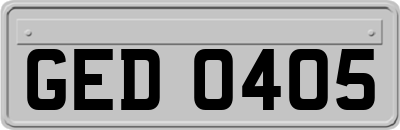 GED0405