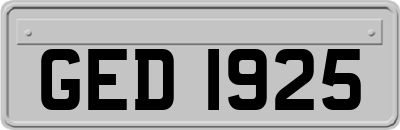 GED1925