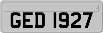 GED1927
