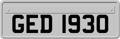 GED1930