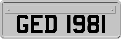 GED1981