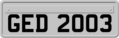 GED2003