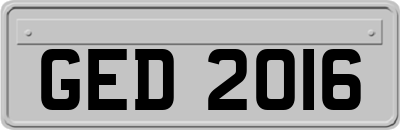 GED2016