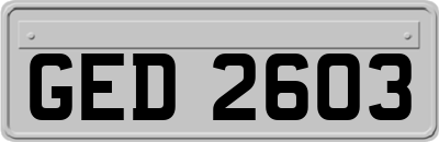 GED2603