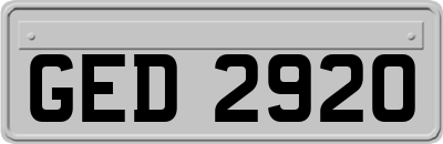 GED2920