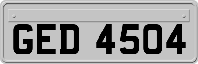 GED4504