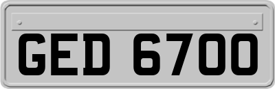 GED6700