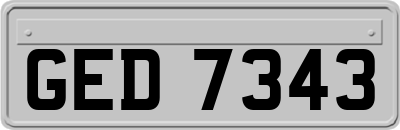 GED7343