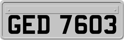 GED7603