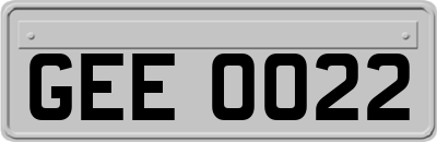 GEE0022