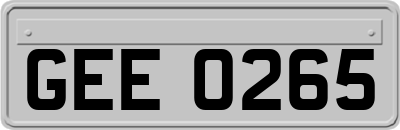 GEE0265