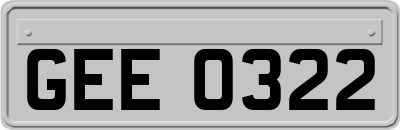 GEE0322