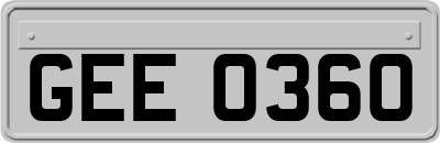 GEE0360