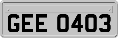 GEE0403