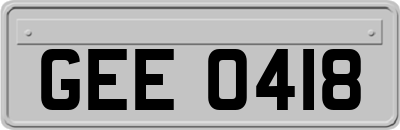 GEE0418