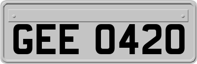 GEE0420