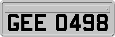 GEE0498