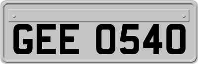 GEE0540