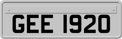 GEE1920