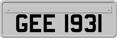GEE1931