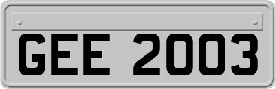 GEE2003