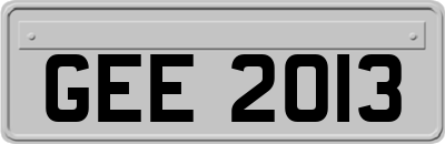 GEE2013