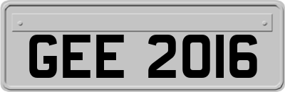 GEE2016