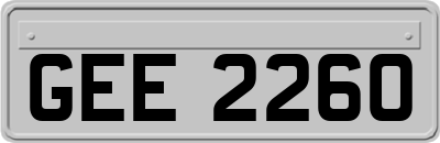 GEE2260