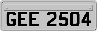 GEE2504