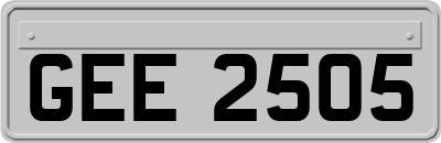 GEE2505
