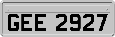 GEE2927
