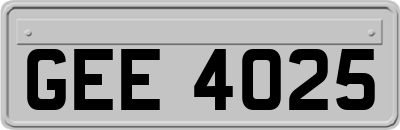 GEE4025
