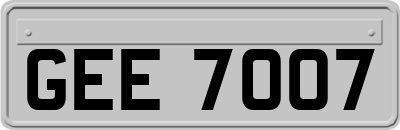 GEE7007