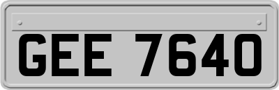 GEE7640