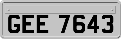 GEE7643