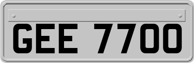 GEE7700
