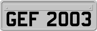 GEF2003
