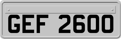 GEF2600