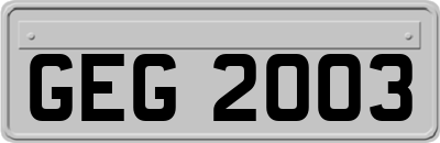 GEG2003