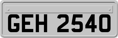 GEH2540