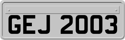 GEJ2003