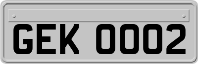 GEK0002
