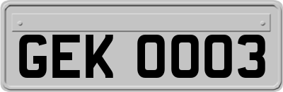 GEK0003