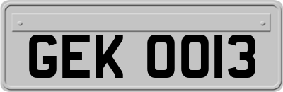 GEK0013