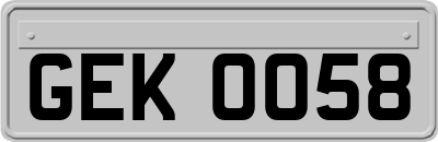 GEK0058