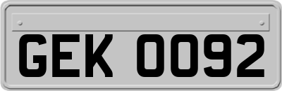 GEK0092