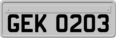 GEK0203
