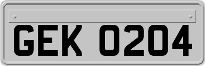 GEK0204