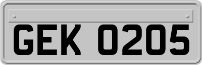 GEK0205