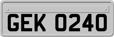 GEK0240
